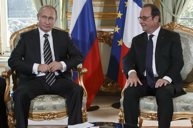 Tổng thống Putin và Tổng thống Hollande hội đàm về Syria ảnh 1