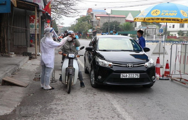 Hải Dương kiểm soát phương tiện lưu thông khi thực hiện cách ly xã hội ảnh 1