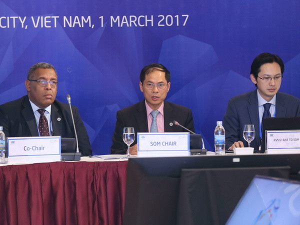 APEC 2017: Hội nghị SOM1 bắt đầu ngày làm việc đầu tiên ảnh 1