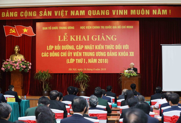 Khai giảng Lớp bồi dưỡng cho các Ủy viên BCH Trung ương Khóa XII ảnh 1