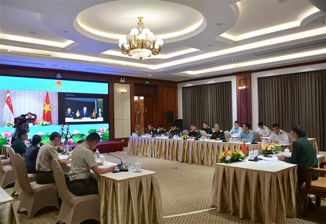 Tiếp tục đẩy mạnh hợp tác quốc phòng Việt Nam-Singapore ảnh 1