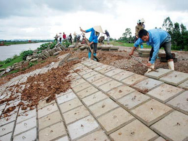 Hà Nội đầu tư hơn 161 tỷ đồng để xử lý đê điều bị sạt lở ảnh 1