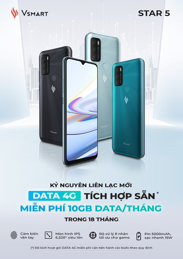 Vingroup ra mắt Vsmart Star 5 - Điện thoại kèm DATA 4G miễn phí ảnh 4