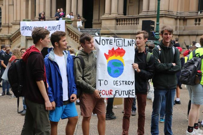 Học sinh, sinh viên Australia, Hong Kong bãi khóa vì khí hậu ảnh 1