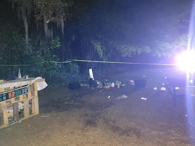 Hiện trường vụ xả súng tại một buổi hòa nhạc ở bang South Carolina. (Nguồn: wsbt.com) Thương vong lớn trong nhiều vụ xả súng tại Mỹ cuối tuần qua ảnh 1