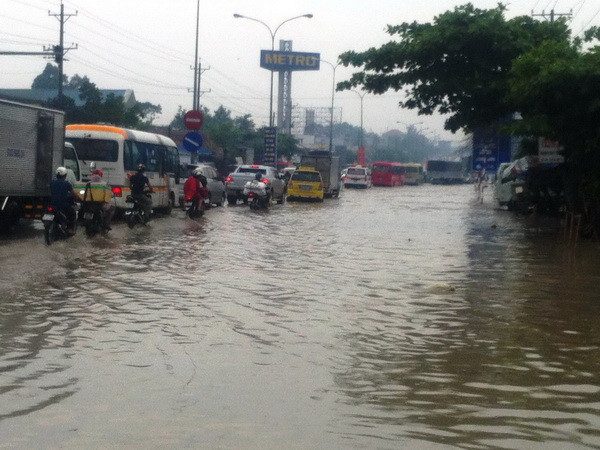 Xuất hiện "cơn mưa vàng" hạ nhiệt nắng nóng ở tỉnh Bình Dương ảnh 1