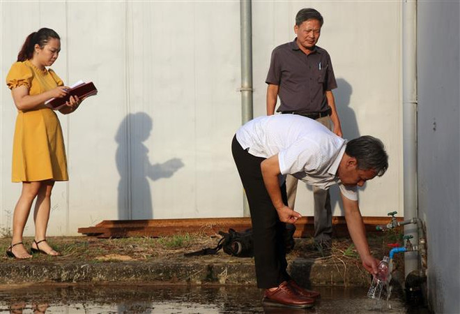 Công bố kết quả kiểm tra chất lượng nước sạch của Nhà máy nước Sông Đà ảnh 1