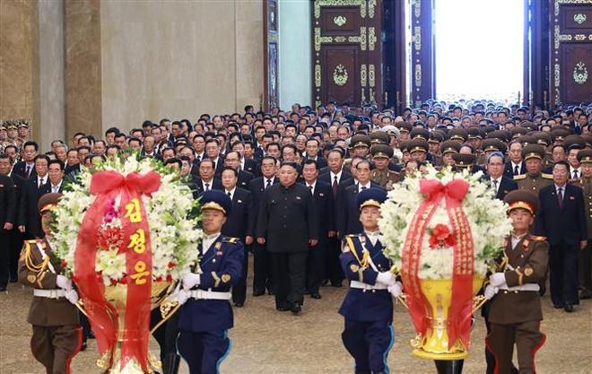 Nhà lãnh đạo Triều Tiên viếng Cung Thái Dương nhân dịp Năm Mới ảnh 1