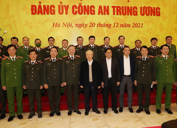 Tổng Bí thư Nguyễn Phú Trọng dự Hội nghị Đảng ủy Công an Trung ương ảnh 4