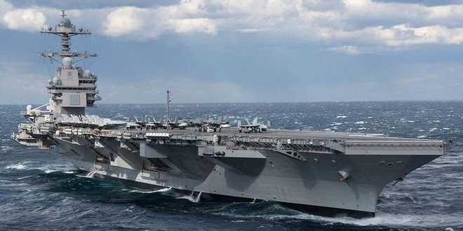 Mỹ triển khai tàu sân bay mới nhất USS Gerald R. Ford ảnh 1