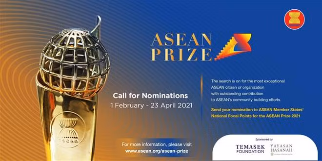 Phát động Giải thưởng ASEAN năm 2021 vinh danh các công dân xuất sắc ảnh 1