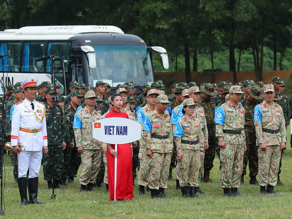 Lực lượng tham gia gìn giữ hòa bình diễn tập tích hợp trên thực địa ảnh 2