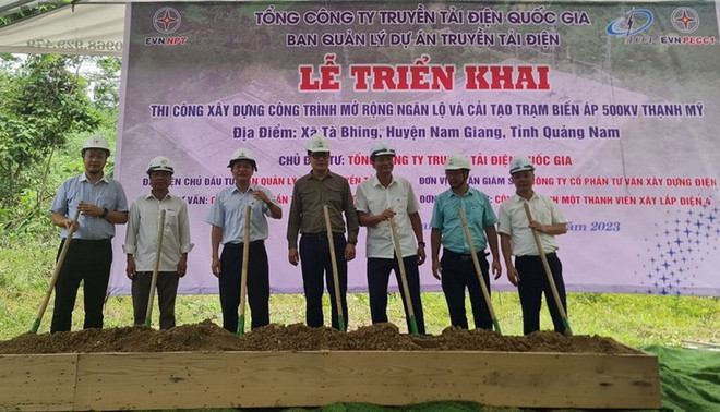 Quảng Nam: Thi công dự án mở rộng ngăn lộ, cải tạo TBA 500kV Thạnh Mỹ ảnh 1