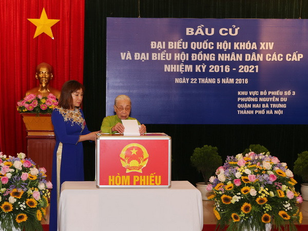 Cử tri cả nước phấn khởi, tin tưởng vào thành công của cuộc bầu cử ảnh 1