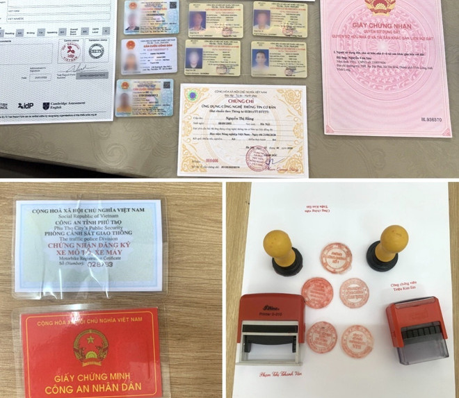Triệt phá nhanh đường dây sản xuất căn cước công dân gắn chip giả ảnh 1