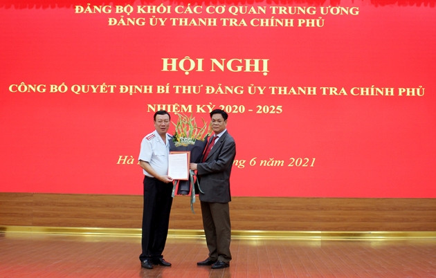 Ông Đoàn Hồng Phong giữ chức Bí thư Đảng ủy Thanh tra Chính phủ ảnh 1