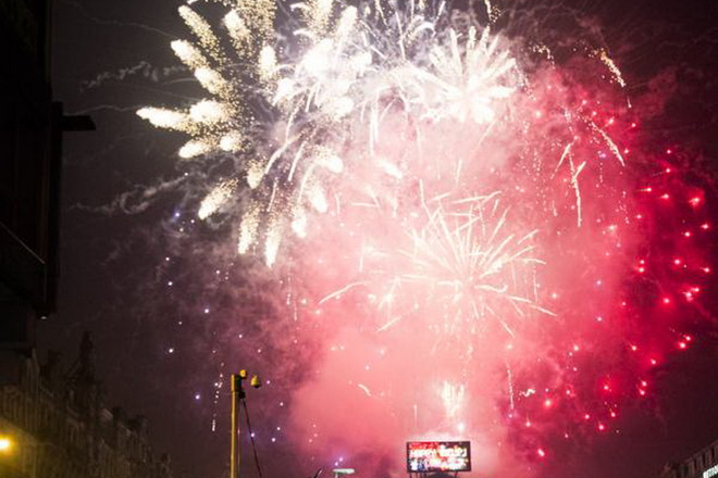 Thủ đô Brussels của Bỉ tưng bừng chào đón Năm mới 2015 ảnh 4