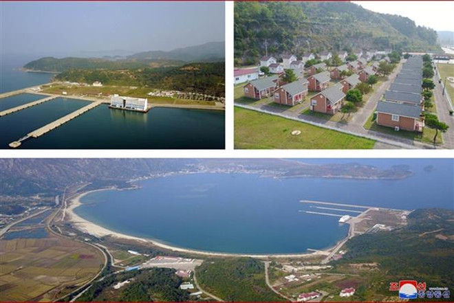 Quang cảnh khu du lịch ở núi Kumgang, Triều Tiên. (Ảnh: Yonhap/TTXVN) Triều Tiên dừng kế hoạch dỡ bỏ các cơ sở ở Núi Kumgang ảnh 1