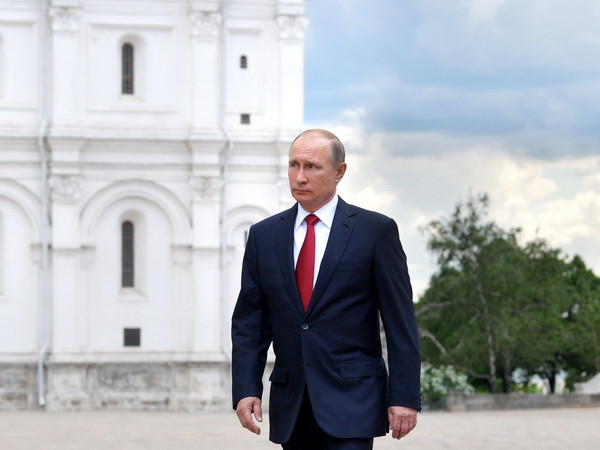 Tổng thống Vladimir Putin tại thủ đô Moskva ngày 12/6 vừa qua. (Ảnh: AFP/TTXVN) Tổng thống Putin: Nga sẽ duy trì thế cân bằng chiến lược thế giới ảnh 1