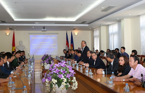 Phó Thủ tướng Trương Hòa Bình gặp lãnh đạo cấp cao Campuchia ảnh 5