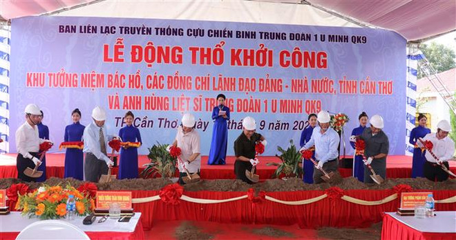 Khởi công Khu tưởng niệm Bác Hồ, Anh hùng Liệt sỹ Trung đoàn 1 U Minh ảnh 1