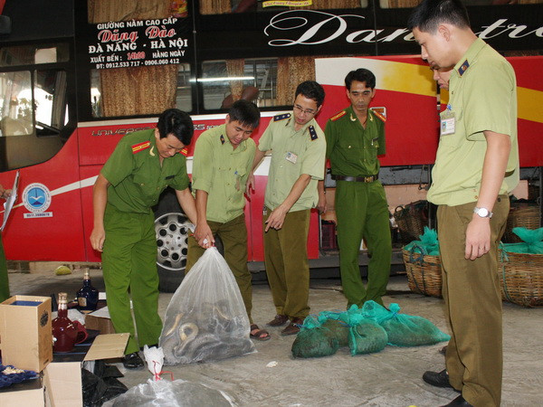 Thu hơn 7 tạ nội tạng động vật bốc mùi và động vật hoang dã ảnh 1