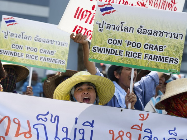 Bà Yingluck đổ lỗi biểu tình làm chậm thanh toán giá gạo ảnh 1