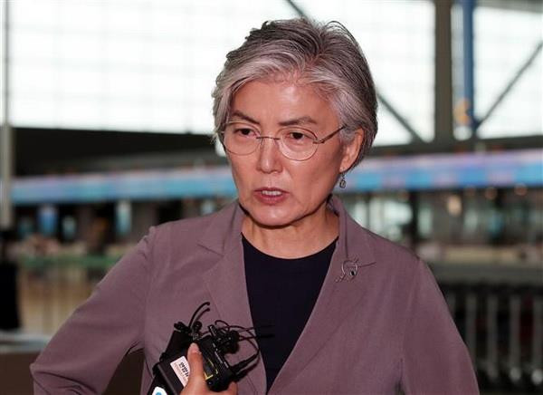 Ngoại trưởng Hàn Quốc Kang Kyung-wha. (Nguồn: Yonhap/TTXVN) Hàn Quốc lạc quan về khả năng sớm nối lại đàm phán hạt nhân Triều Tiên ảnh 1