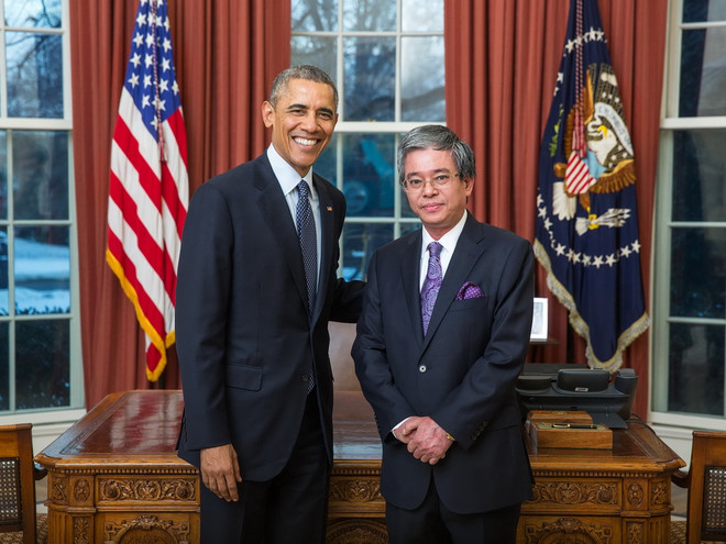 Đại sứ Việt Nam tại Hoa Kỳ trình quốc thư lên Tổng thống Obama ảnh 1