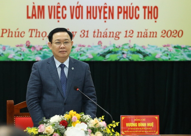 Bí thư Thành ủy Hà Nội: Phúc Thọ cần là huyện nông thôn mới kiểu mẫu ảnh 1