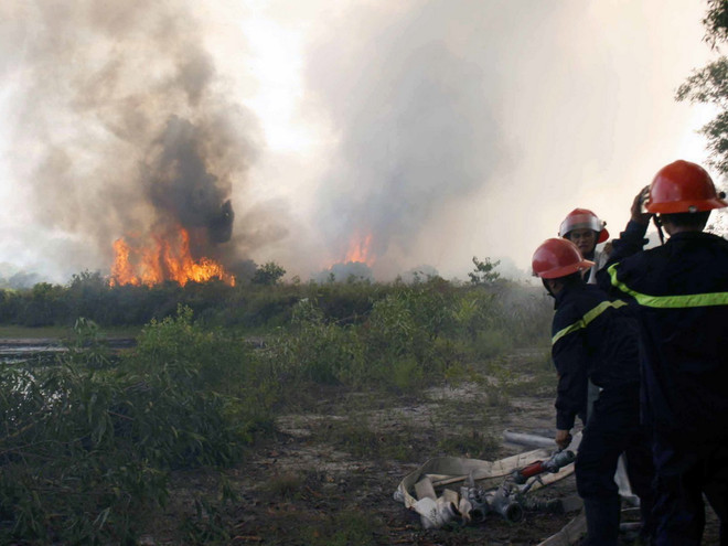 Bắc Giang: Liên tiếp xảy ra cháy rừng tại huyện Yên Dũng ảnh 1