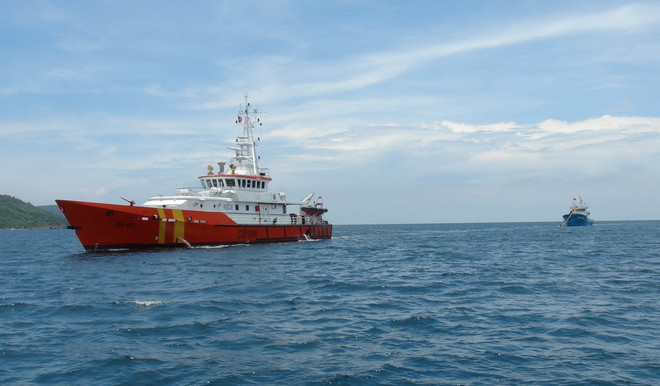 Cứu nạn lai dắt thành công tàu hàng chở 1.500 tấn ximăng bị đứt neo ảnh 1