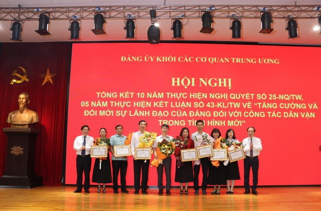 Tăng cường sự lãnh đạo của Đảng với công tác dân vận ở các cơ quan TW ảnh 2