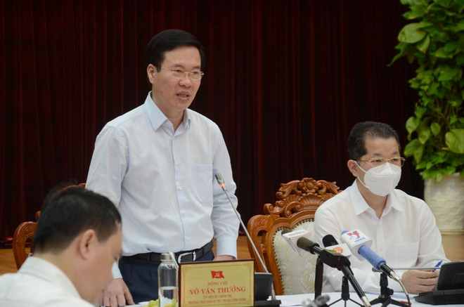 Ông Võ Văn Thưởng làm việc với Ban thường vụ Thành ủy Đà Nẵng ảnh 2
