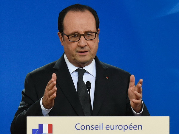 Tổng thống Pháp Francois Hollande. (Ảnh: AFP/TTXVN) Tổng thống Hollande: Pháp đang "ở mức đe dọa khủng bố cao" ảnh 1