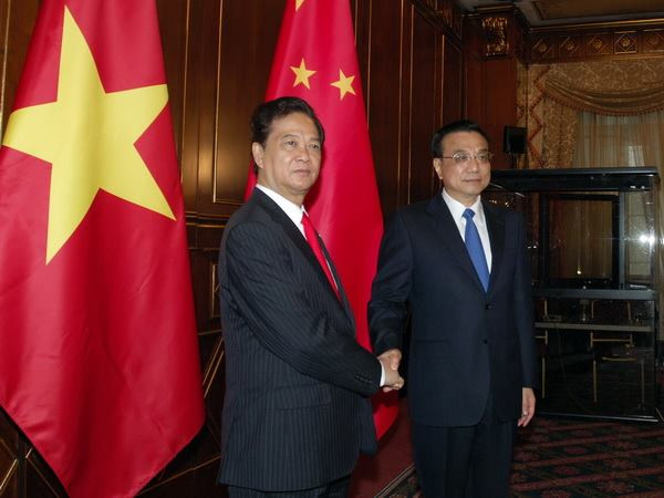 Thủ tướng Nguyễn Tấn Dũng gặp Thủ tướng Trung Quốc Lý Khắc Cường ảnh 1