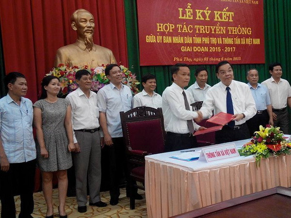 TTXVN và tỉnh Phú Thọ tăng cường hợp tác truyền thông ảnh 1