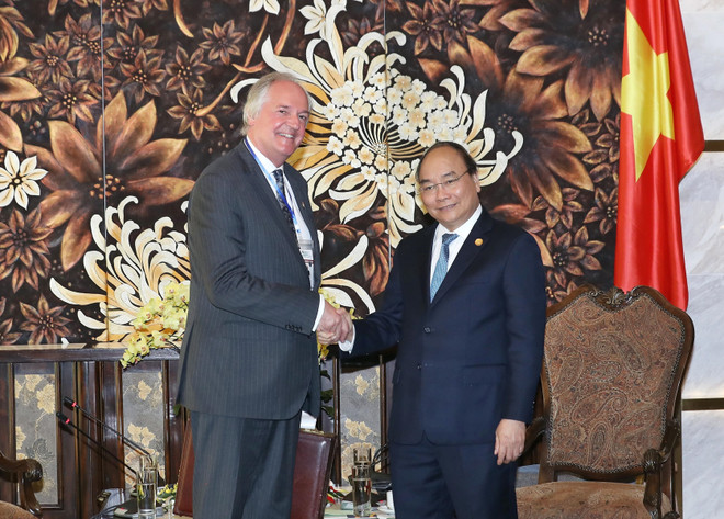 Thủ tướng Nguyễn Xuân Phúc tiếp lãnh đạo WB, ADB bên lề Hội nghị GEF6 ảnh 3