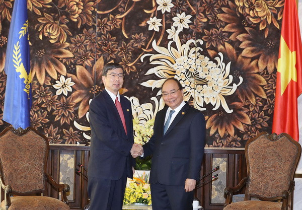 Thủ tướng Nguyễn Xuân Phúc tiếp lãnh đạo WB, ADB bên lề Hội nghị GEF6 ảnh 2