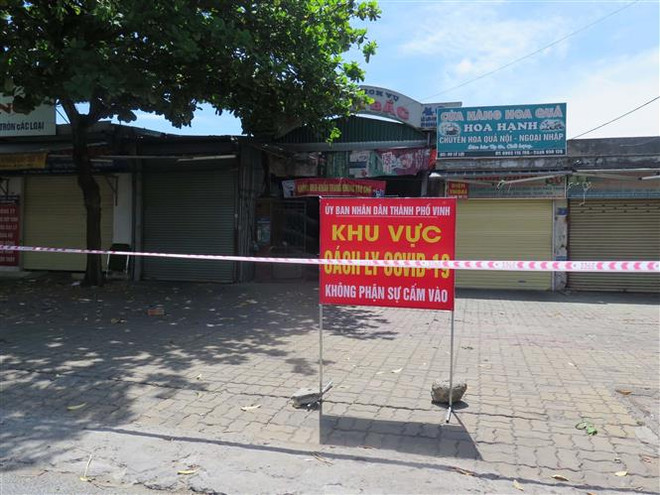 Nghệ An: Chợ đầu mối thành phố Vinh có thể là ổ dịch COVID-19 ảnh 1