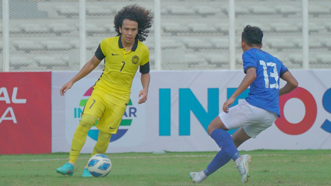 Akmal (số 7) là cái tên thi đấu nổi bật trên hàng công của U19 Malaysia. (Nguồn: FAM) U19 Việt Nam cần cảnh giác với cầu thủ nào của Malaysia? ảnh 1