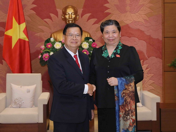 Việt Nam tăng cường trao đổi kinh nghiệm lập pháp với Lào ảnh 1