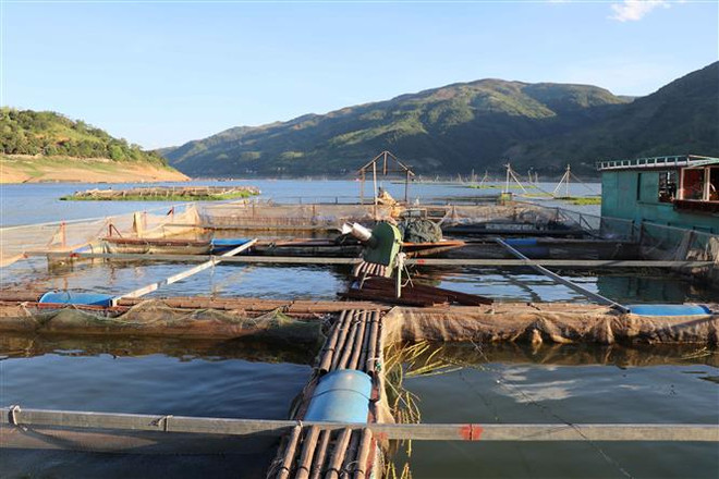 Phát hiện công trình xây trái phép tại lòng hồ thủy điện Đồng Nai 4 ảnh 1