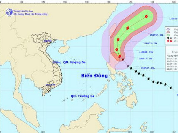 Bão Noul tiếp tục mạnh lên và đạt cấp siêu bão, biển động ảnh 1