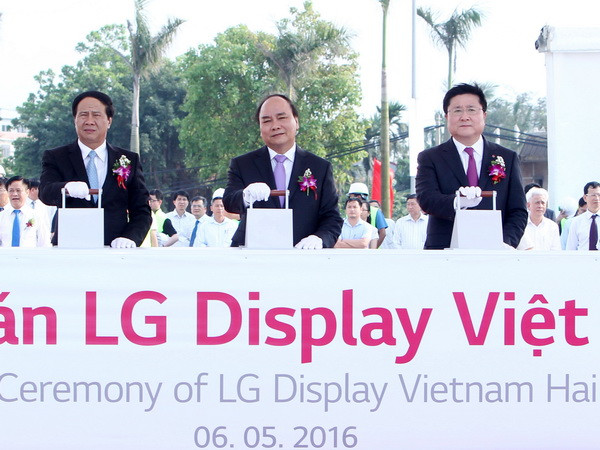 Khởi công Dự án LG Display Việt Nam Hải Phòng trị giá 1,5 tỷ USD ảnh 1