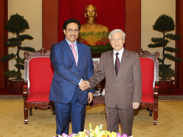 Tổng Bí thư Nguyễn Phú Trọng tiếp Thủ tướng Nhà nước Kuwait ảnh 1