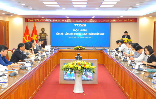 [Photo] TTXVN tổng kết công tác thi đua, khen thưởng năm 2020 ảnh 2