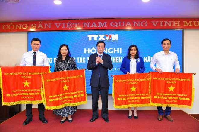 [Photo] TTXVN tổng kết công tác thi đua, khen thưởng năm 2020 ảnh 4