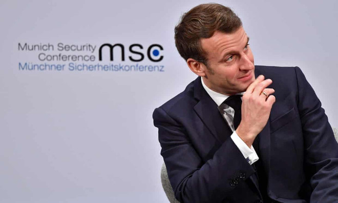Tổng thống Pháp Emmanuel Macron tại Hội nghị An ninh Munich 2020. (Nguồn: EPA) Tổng thống Pháp nhấn mạnh trụ cột an ninh chung châu Âu ảnh 1