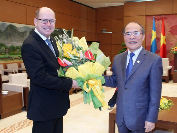 Chủ tịch Quốc hội Thụy Điển kết thúc thăm chính thức Việt Nam ảnh 1